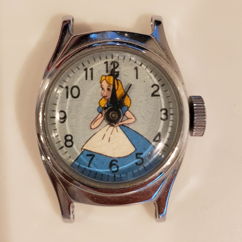 Vintage Disney Alice in Wonderland watch